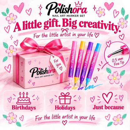 Polishora - Little Artist Nail Art Set 🎀
