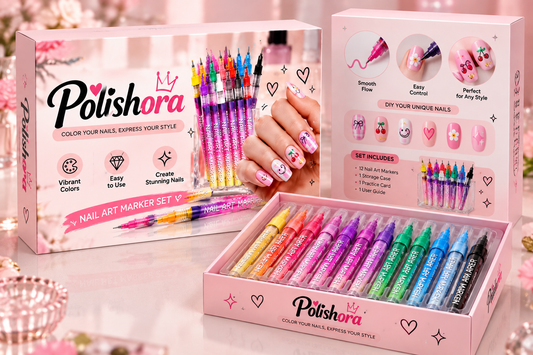 Polishora - Little Artist Nail Art Set 🎀